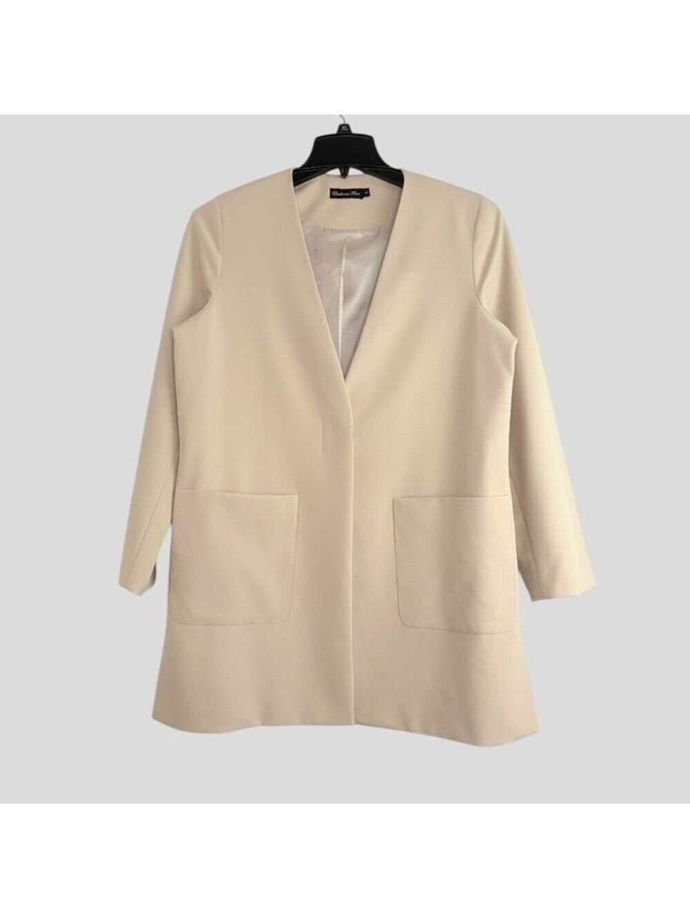 Estelle and Finn NY Women’s Size 10 Beige Blazer Quiet Luxury Scandi Minimalist - Picture 14 of 14